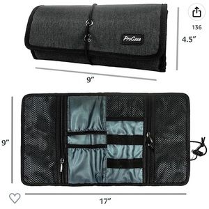 ProCase Roll-Up Tech Accessories Travel Case